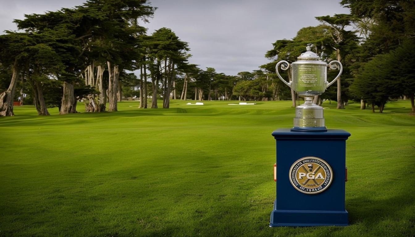 Rewrite of the article title: "Exciting Prospects: Schauffele's Lead and Hovland's Comeback at the PGA Championship - Schauffele's Lead Tested: Top Contenders Emerge on Day Two of PGA Championship