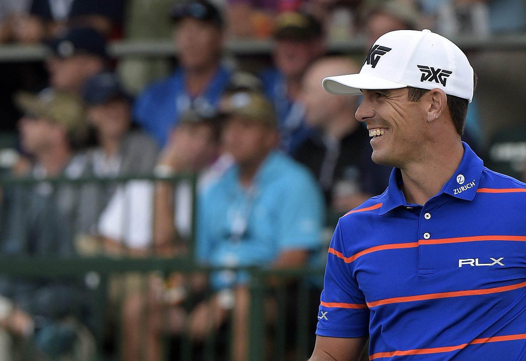 Horschel holds 1-shot lead at rainy, 'brutal' Open Horschel holds 1-shot lead at rainy, 'brutal' Open