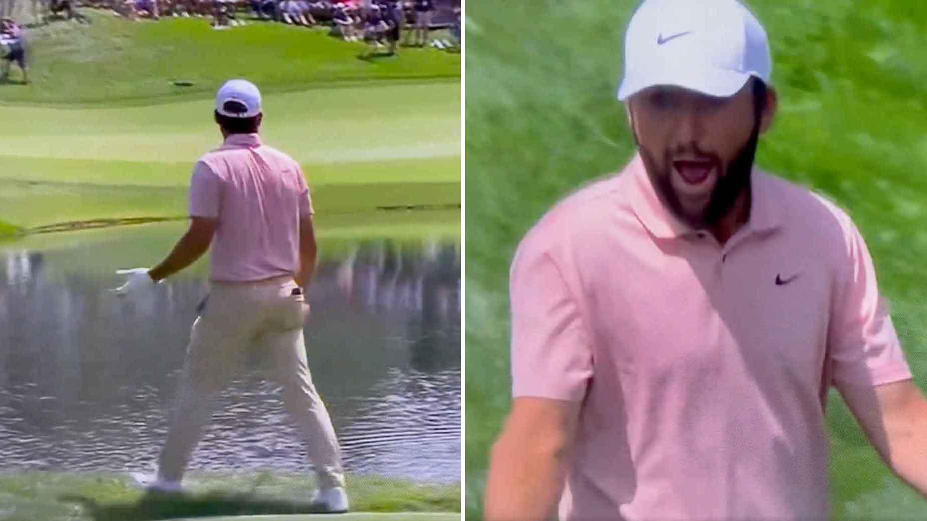 ‘HOW is that possible?’ Scottie Scheffler explodes after wedge shot fools him ‘HOW is that possible?’ Scottie Scheffler explodes after wedge shot fools him