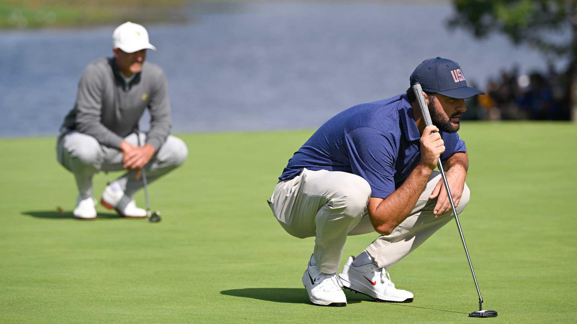 Nico Echavarria birdies the last and stares down Justin Thomas to win the 2024 Zozo Championship Golf