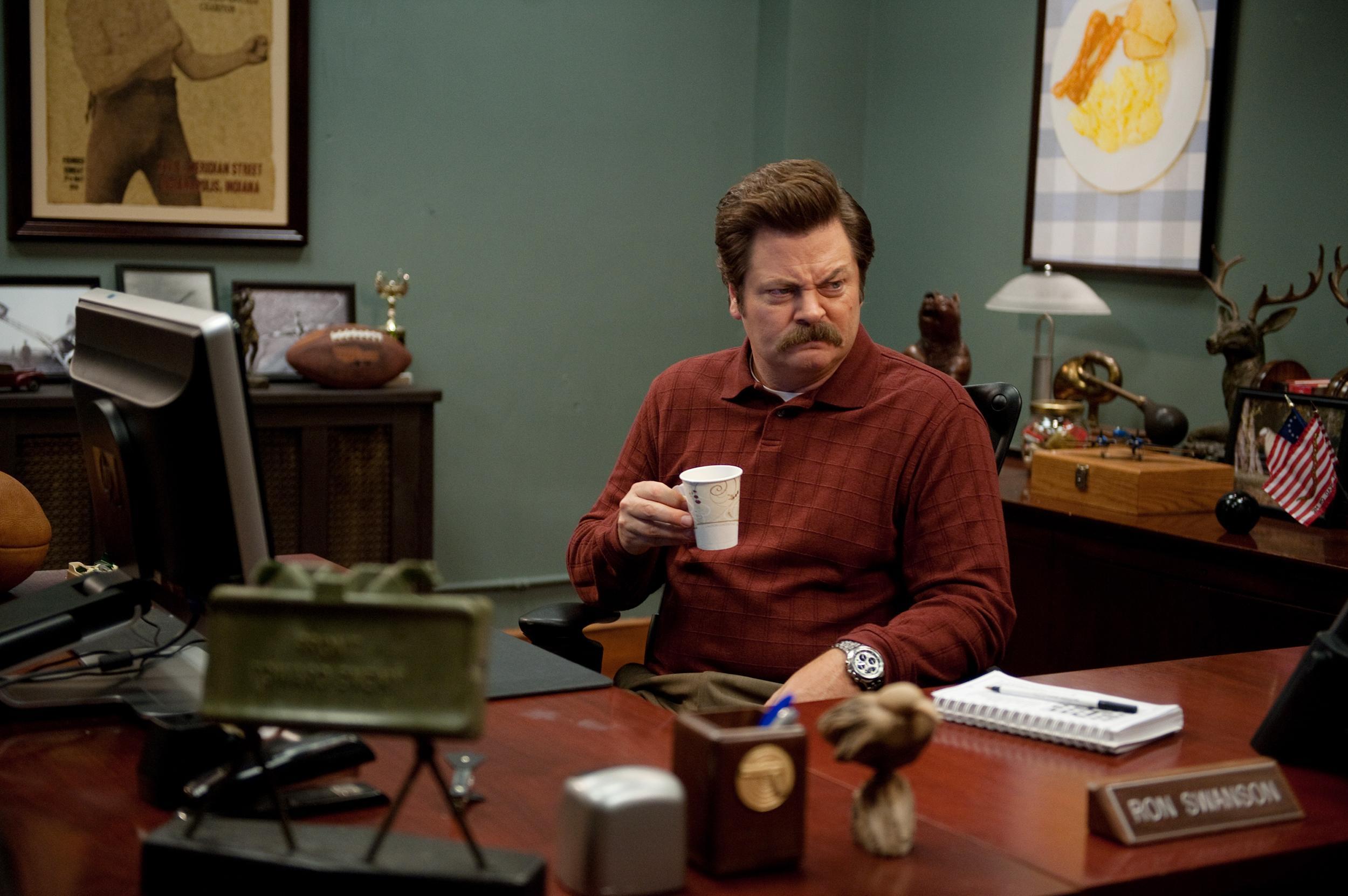 Unlocking Ron Swanson's Hidden Jolly Spirit: A #ParksAndRec Adventure with Leslie Knope! Ron Swanson