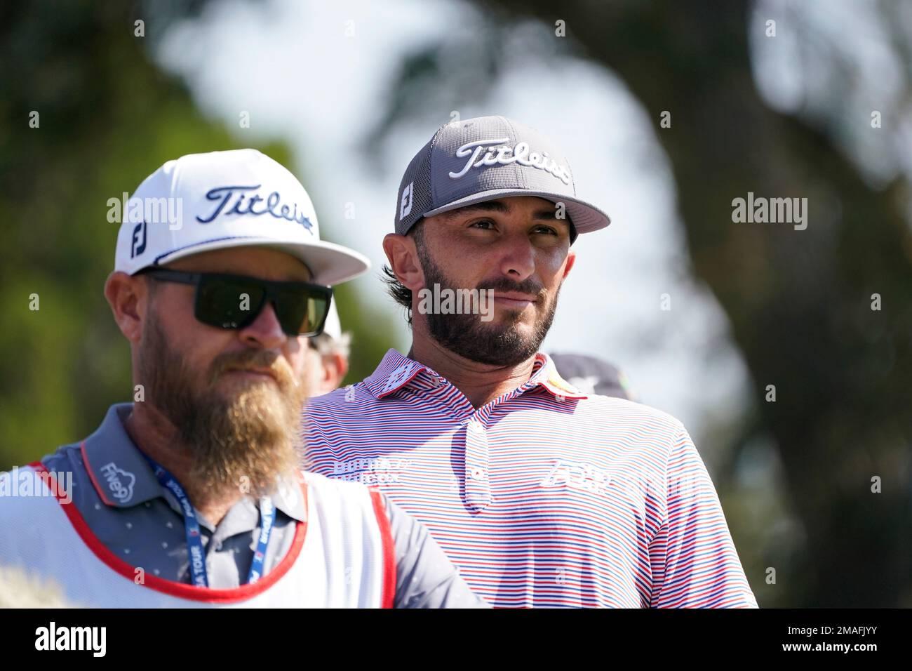 Max Homa Teams Up with NBA Star Michael Greller as His Fill-In Caddie for The Sentry Tournament! - Max Homa and Michael Greller at The Sentry