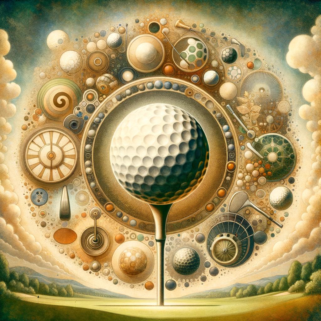 Mastering the Game: Unveiling Seve Ballesteros' Revolutionary Golf Mechanics and Winning Strategy Artistic representation of golf elements symbolizing Seve Ballesteros' influence