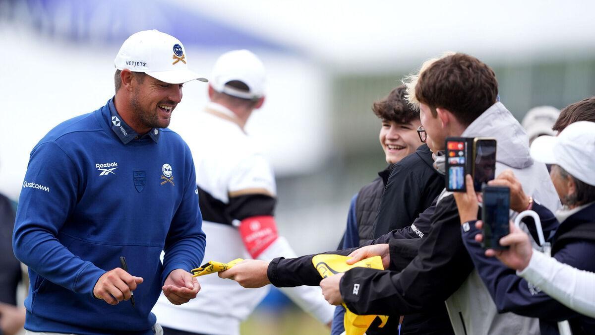 A 45-Year-Old Golf Maverick Emerges as a Threat at the Open Championship ### Excerpt for Article on LIV Golfers at The Open
LIV golfers have been granted a pathway to qualify for The Open Championship