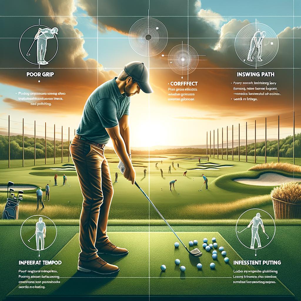8 Biggest Golf Mistakes Beginners Make-And How to Fix Your Swing, Putting, and Driving Fast 8 Biggest Golf Mistakes Beginners Make-And How to Fix your Swing, Putting, and Driving Fast