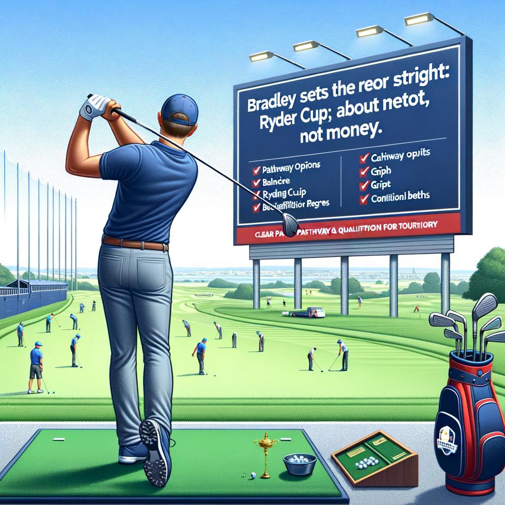 Bradley Sets the Record Straight: Ryder Cup Is About Merit, Not Money Bradley Sets the Record Straight: Ryder Cup Is About Merit, Not Money