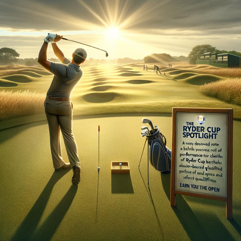 The Ryder Cup Spotlight: How One Man Is Set to Define Golf's Biggest Showdown the Ryder cup Spotlight: How One Man Is Set to Define Golf's Biggest Showdown
