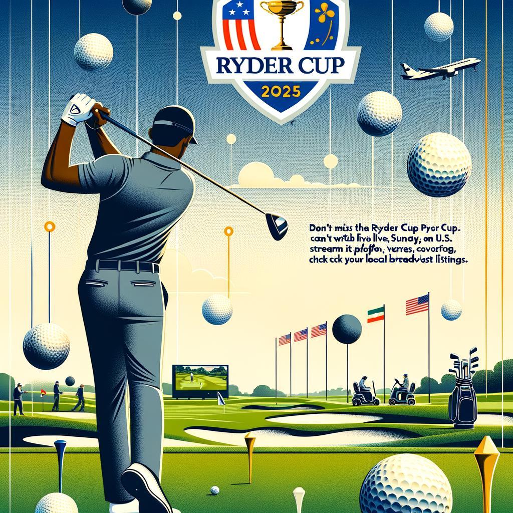 Don't Miss the 2025 Ryder Cup Finale: Where and How to Watch the Sunday Showdown Live Don't Miss the 2025 Ryder Cup Finale: Where and How to Watch the Sunday Showdown Live
