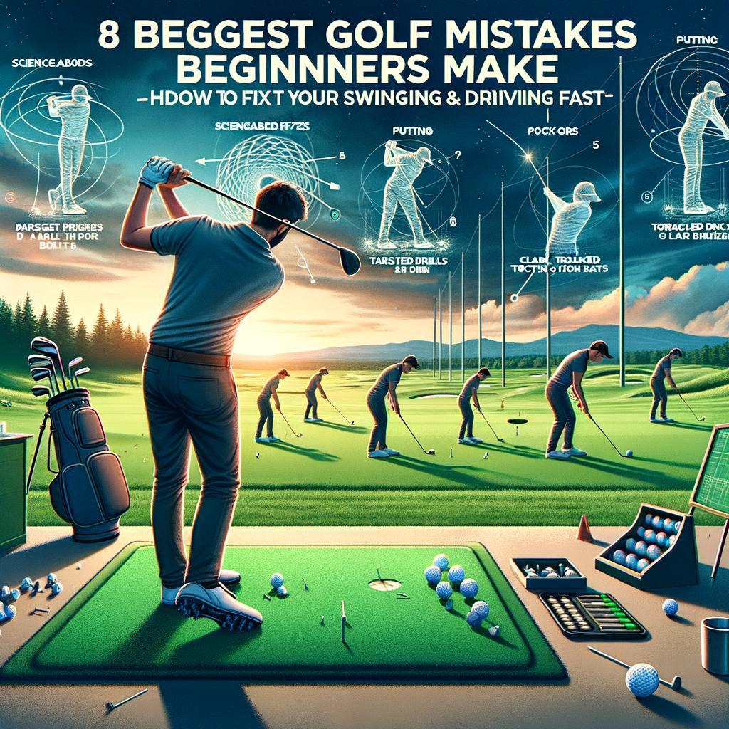 8 Biggest Golf Mistakes Beginners Make (And How to Fix Your Swing, Putting & Driving Fast) 8 Biggest Golf Mistakes Beginners Make (And How to Fix Your Swing, Putting & Driving Fast)