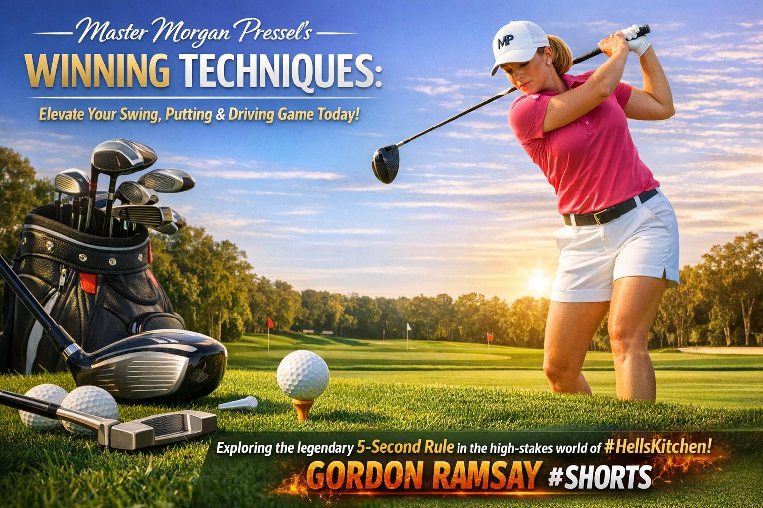 Master Morgan Pressel’s Winning Techniques: Elevate Your Swing, Putting & Driving Game Today! Master Morgan Pressel’s Winning Techniques: Elevate Your Swing,Putting & Driving Game Today!