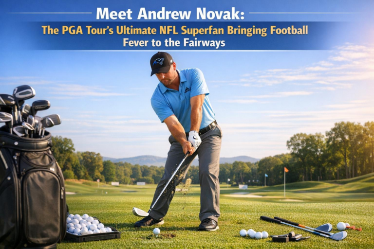 Meet Andrew Novak: The PGA Tour’s Ultimate NFL Superfan Bringing Football Fever to the Fairways