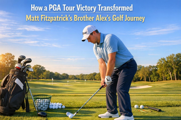 How a PGA Tour Victory Transformed Matt Fitzpatrick’s Brother Alex’s Golf Journey