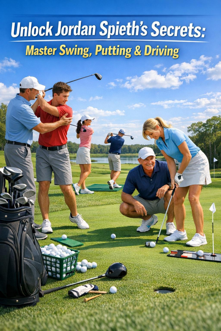 Unlock Jordan Spieth’s Secrets: Master Swing, Putting & Driving