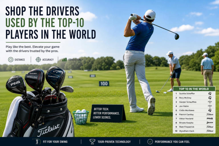 Shop the drivers used by the top-10 players in the world