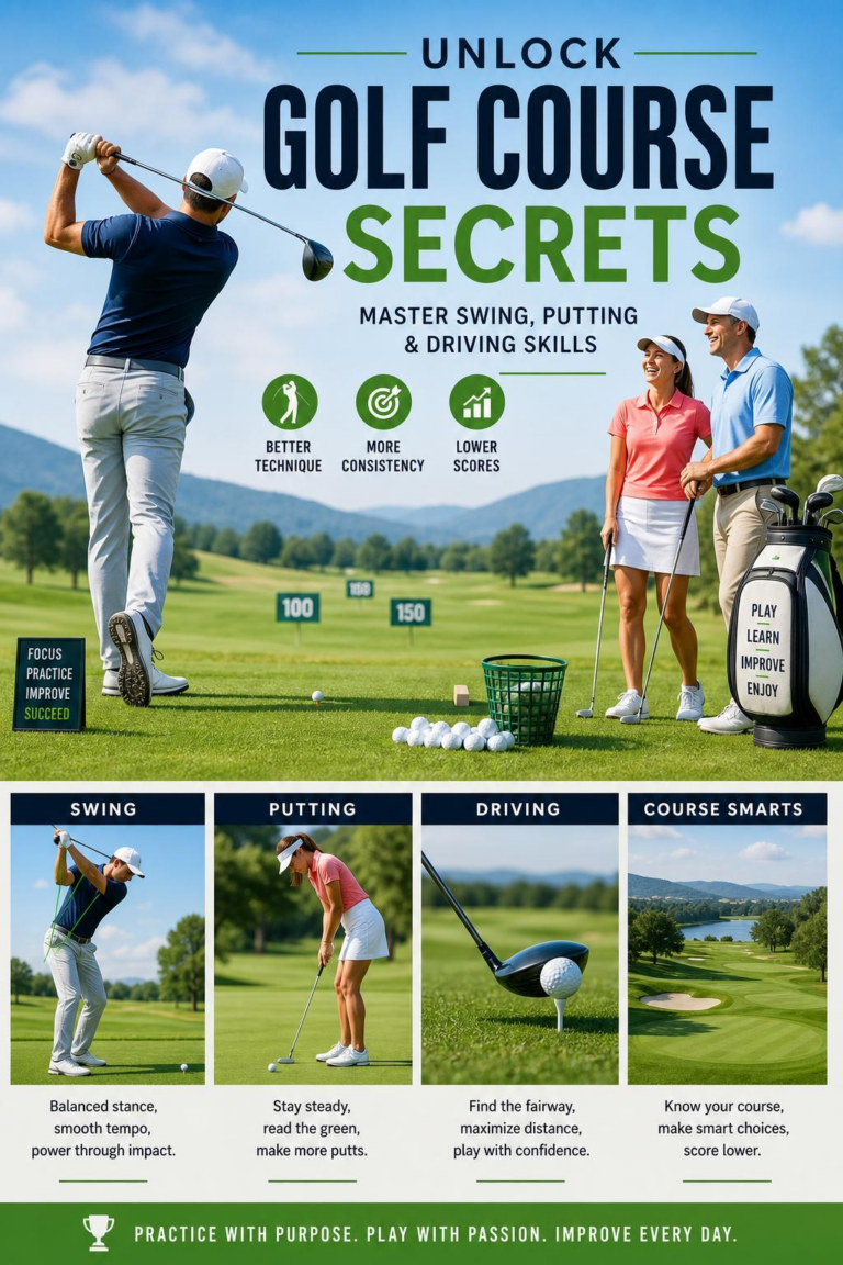 Unlock Golf Course Secrets: Master Swing, Putting & Driving Skills