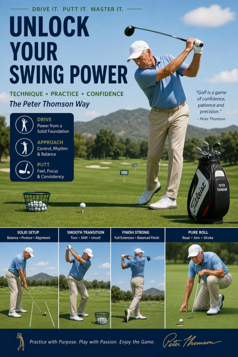 Unlock Your Swing Power: Master Driving & Putting with Peter Thomson