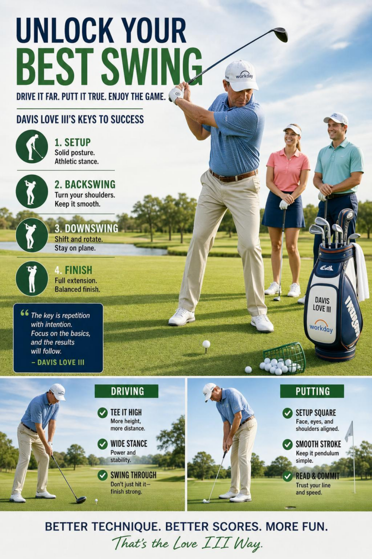 Unlock Your Best Swing: Davis Love III’s Golf Lesson to Perfect Driving & Putting