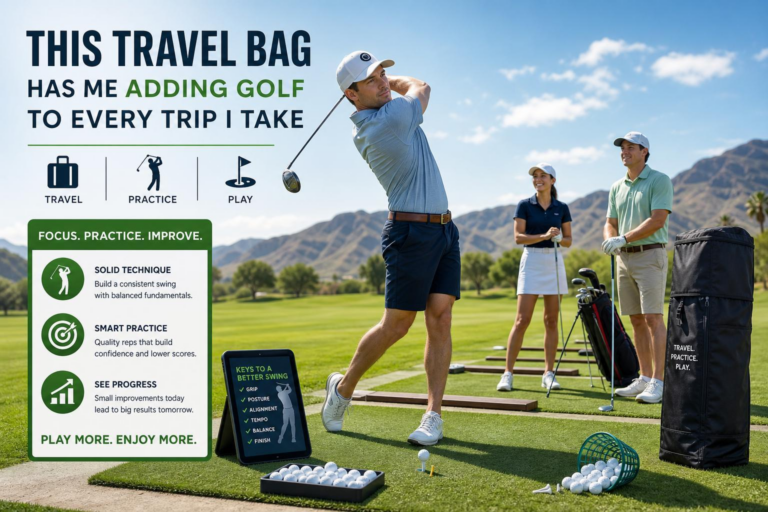 This travel bag has me adding golf to every trip I take