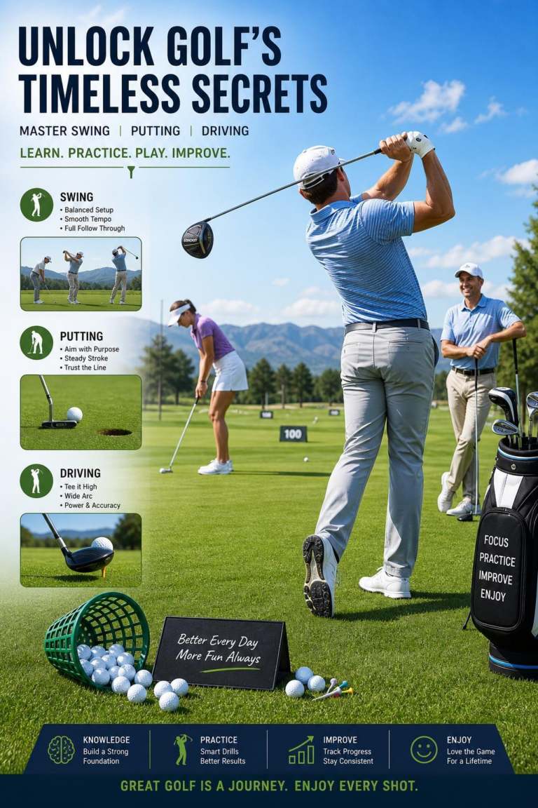 Unlock Golfโs Timeless Secrets: Master Swing, Putting & Driving History