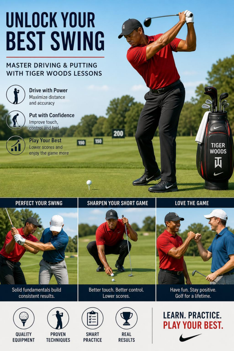 Unlock Your Best Swing: Master Driving & Putting with Tiger Woods Lessons