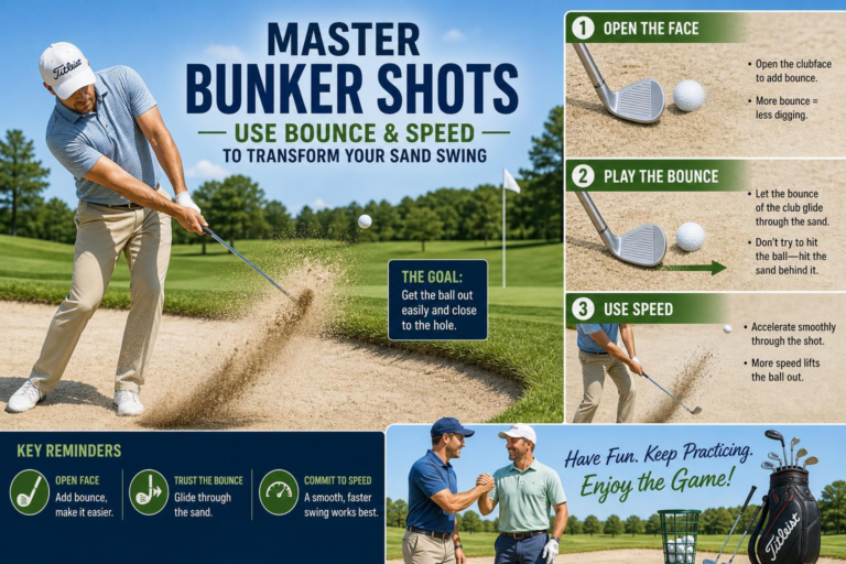 Master Bunker Shots: Use Bounce & Speed to Transform Your Sand Swing
