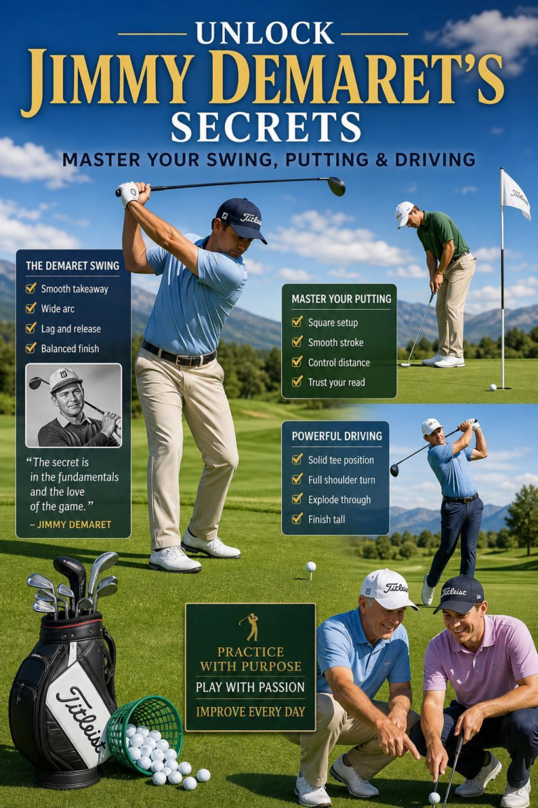 Unlock Jimmy Demaretโs Secrets: Master Your Swing, Putting & Driving