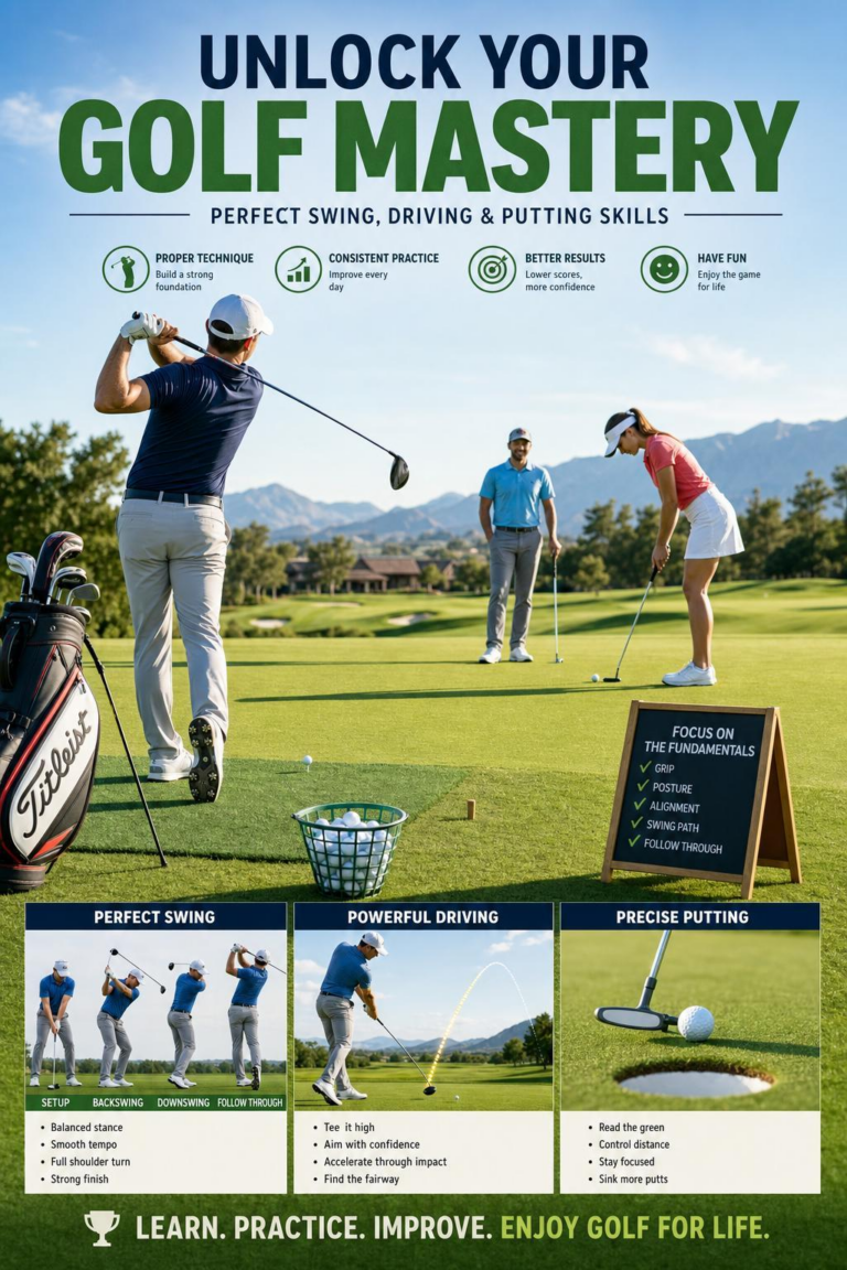 Unlock Your Golf Masters: Perfect Swing, Driving & Putting Skills