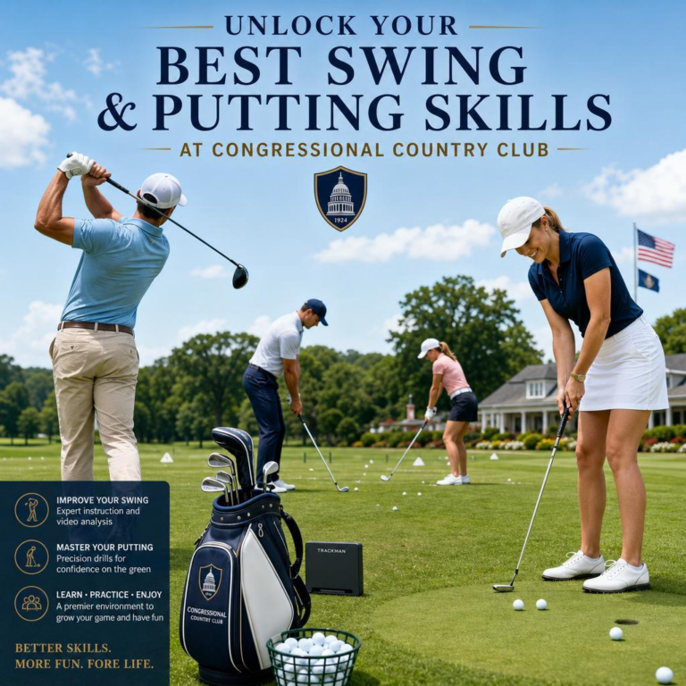 Unlock Your Best Swing & Putting Skills at Congressional Country Club