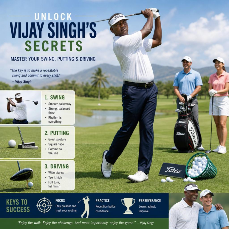 Unlock Vijay Singhโs Secrets: Master Your Swing, Putting & Driving