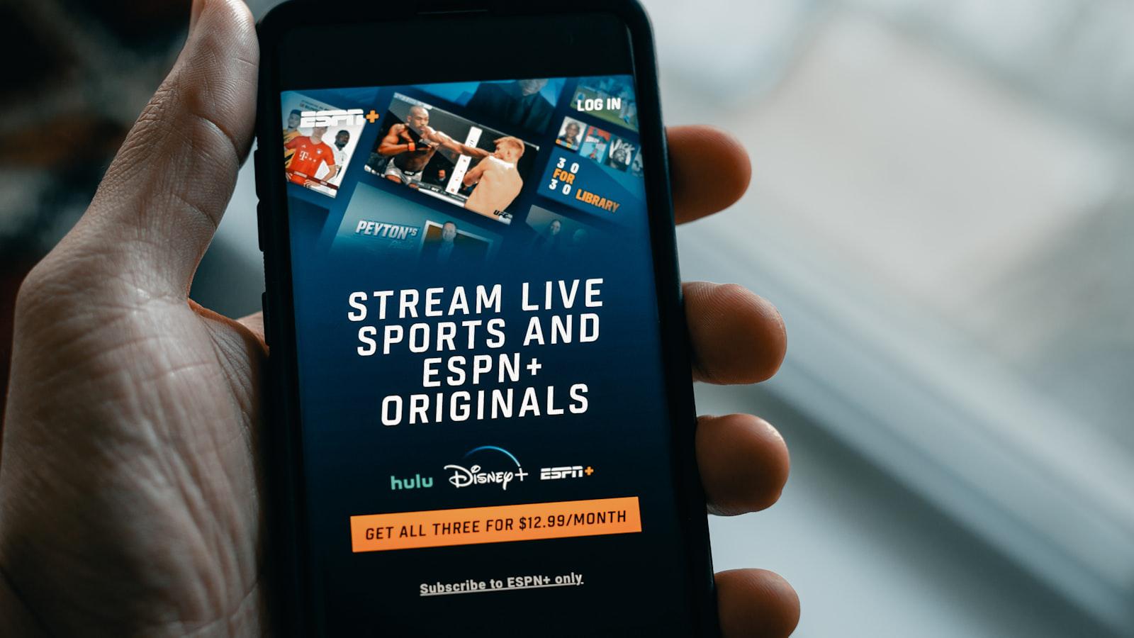Subscription Options for ESPN+