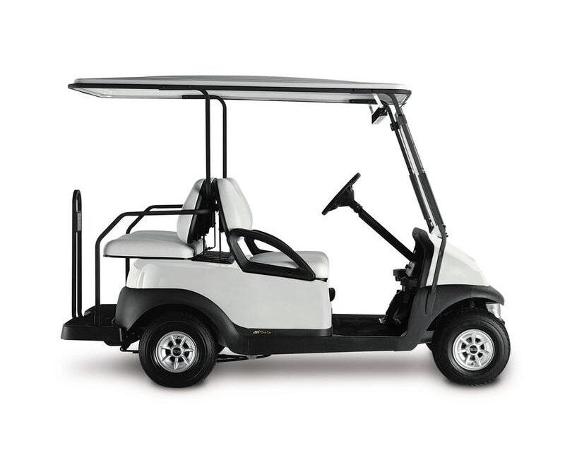 This electric cart won’t just carry your golf bag, it follows you around the course