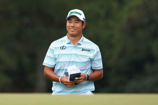 Hideki Matsuyama survives late collapse, rules controversy, wins first FedEx Cup playoff event
