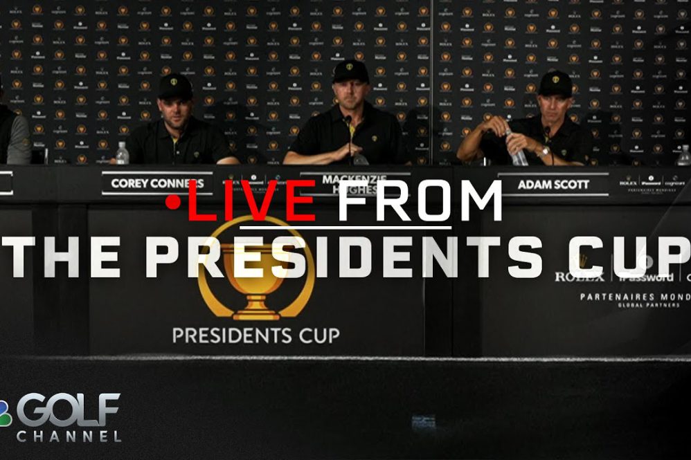 Internationals discuss 'incredible' Day 2 showing | Live From the Presidents Cup | Golf Channel