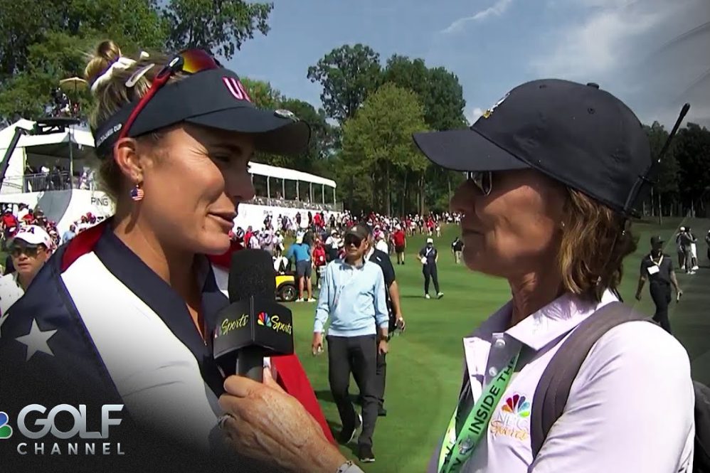 Lexi Thompson: 'No words' to describe United States' Solheim Cup victory | Golf Channel