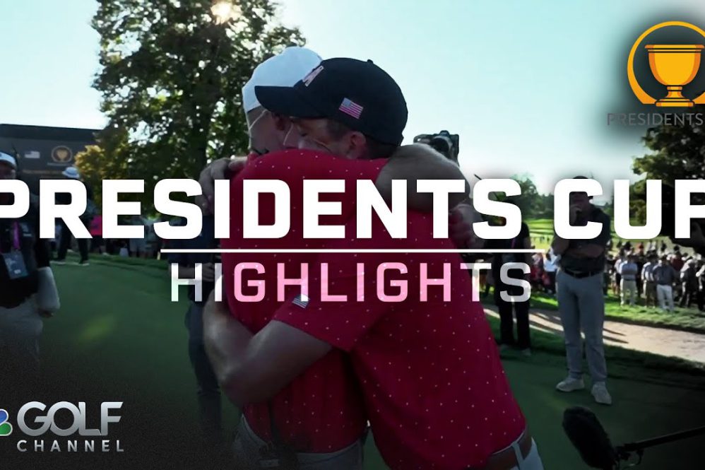 Highlights: American Team secures 10th straight Presidents Cup win | Golf Channel