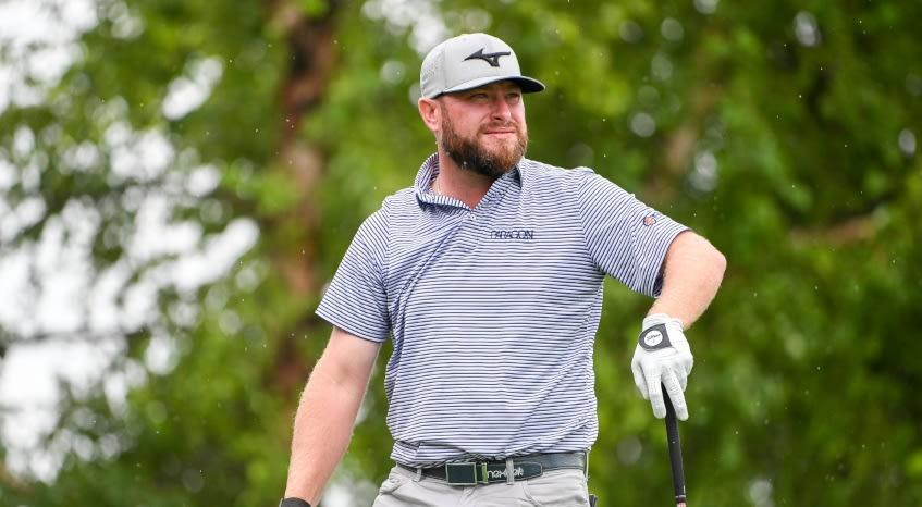 Erik Barnes in action at The RSM Classic