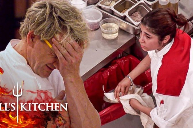 Here are some engaging title options for your article:

1. “When Sweet Turns Sour: Gordon Ramsay’s Explosive Reaction in Hell’s Kitchen! 😳”
2. “The Heat is On: Unforgettable Moments from Hell’s Kitchen with Gordon Ramsay! 🔥”
3. “No Sugarcoating Here