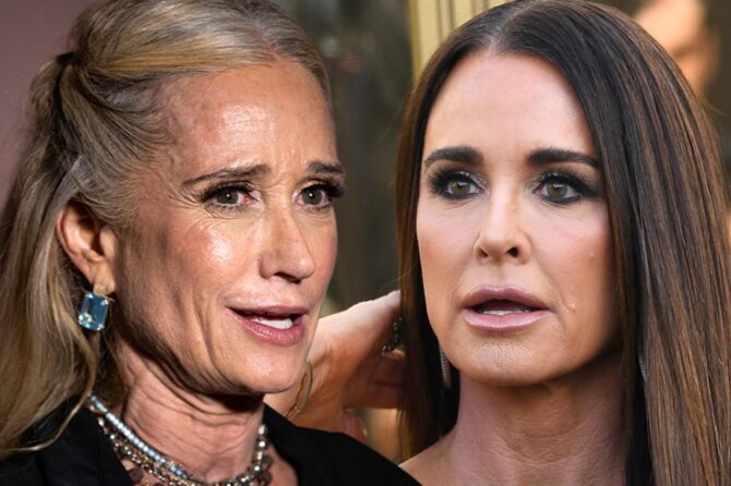 Unveiling the Drama: Kim and Kyle Richards Shine in RHOBH! 😅✨ #Shorts