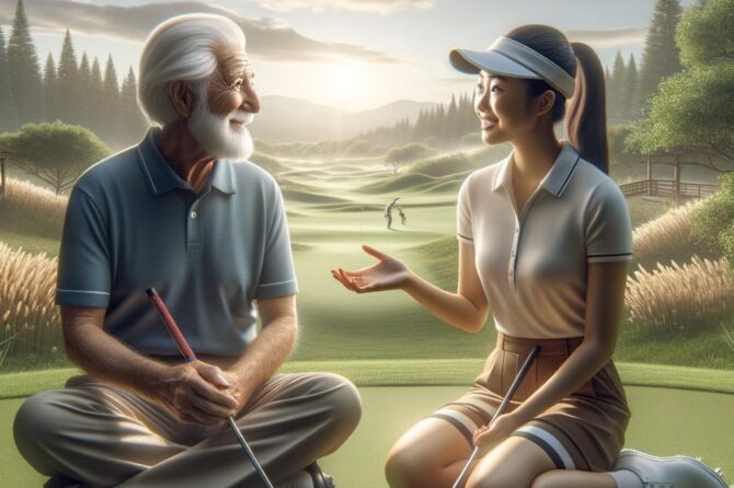 Timeless Wisdom: The Masters’ Oldest Player Imparts a Life Lesson to the Youngest Golfer