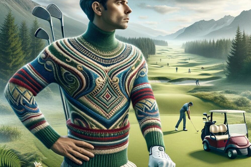 Swinging in Style: Matthieu Pavon Dons a Golf Course Sweater at the Masters!