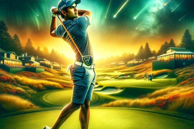**”Shubhankar Sharma Shines Bright: Rookie Ties for Lead at Indian Open!”**