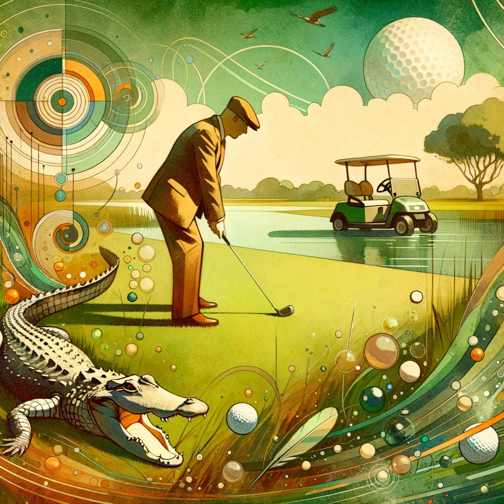 Assessing Safety: Navigating Alligator Encounters on the Course