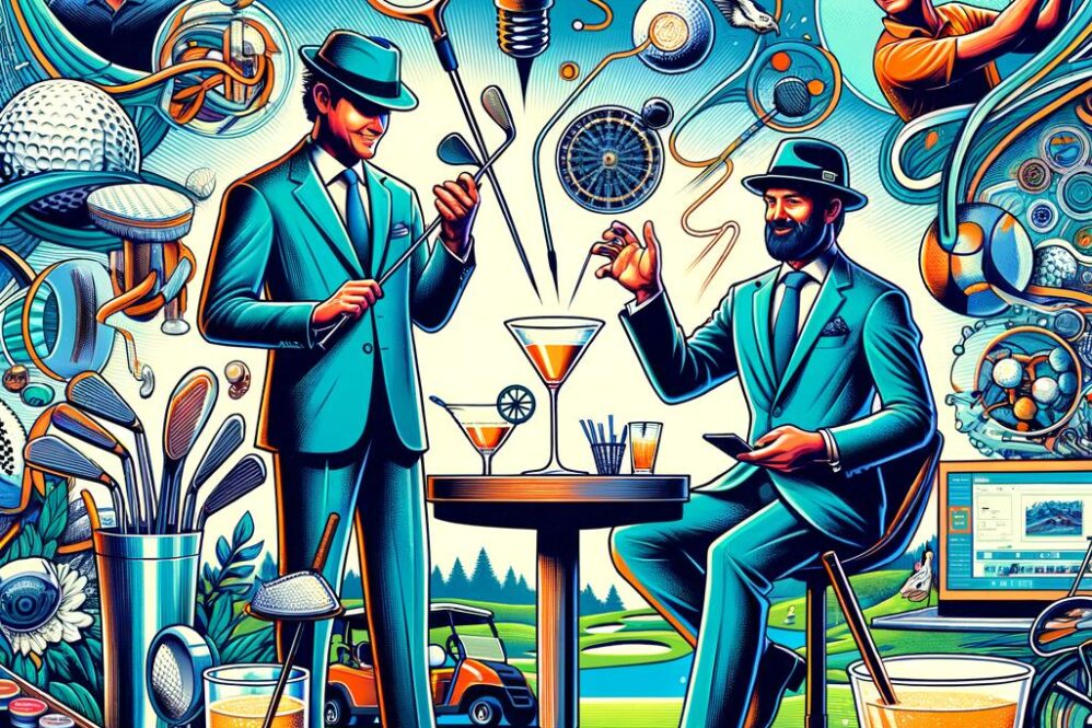 Wyndham Clark and Social Media Star Chance Cozby Shake Up the Ultimate Post-Round Cocktail Experience!