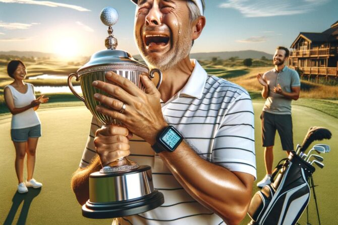 After 200 Starts, Pro Golfer’s Emotional First Win Brings Heartfelt Family Reward