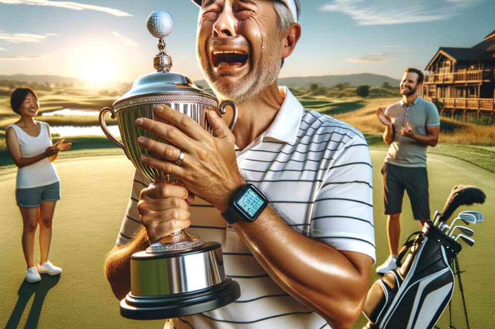 After 200 Starts, Pro Golfer’s Emotional First Win Brings Heartfelt Family Reward