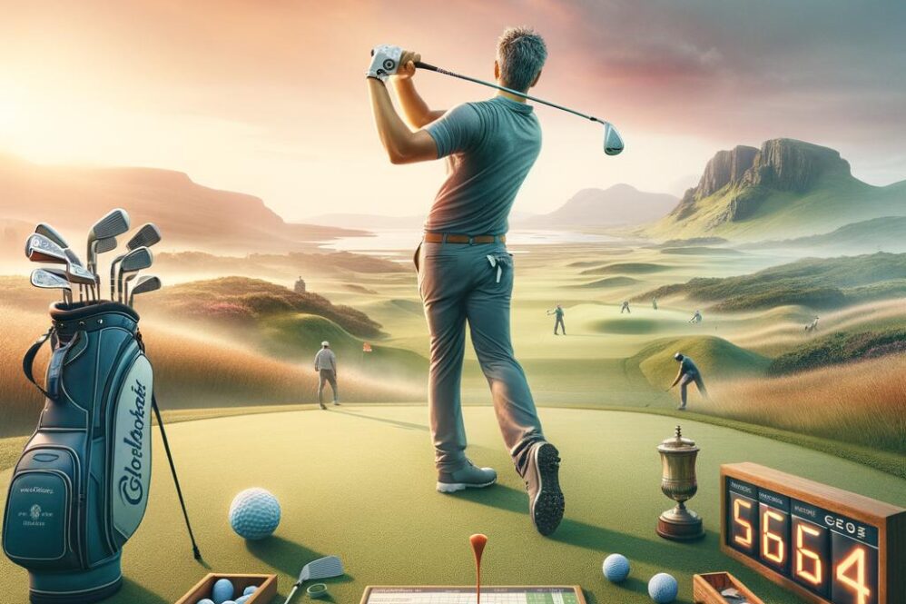 J.J. Knapp Fires a Brilliant 64 to Share Scottish Open Lead in Thrilling Four-Way Tie