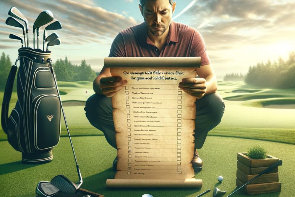 Go through this setup checklist before every shot for guaranteed solid contact