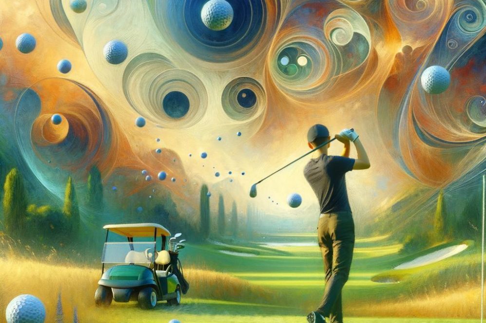 Charlie Woods makes ace during Junior Players