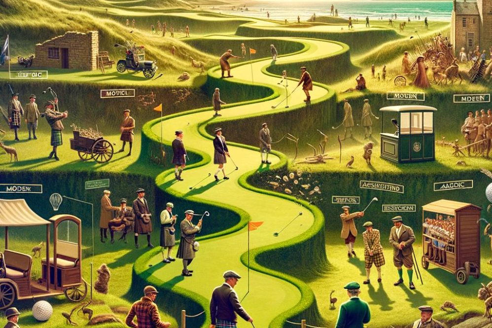 Here are several more engaging rewrites – pick a tone (historic, modern, playful, or academic) and I can refine any option:

1. From Scottish Links to Global Greens: The Story of Golf’s Rules, Design, and Tradition  
2. Fairways Through Time: How Rules, C