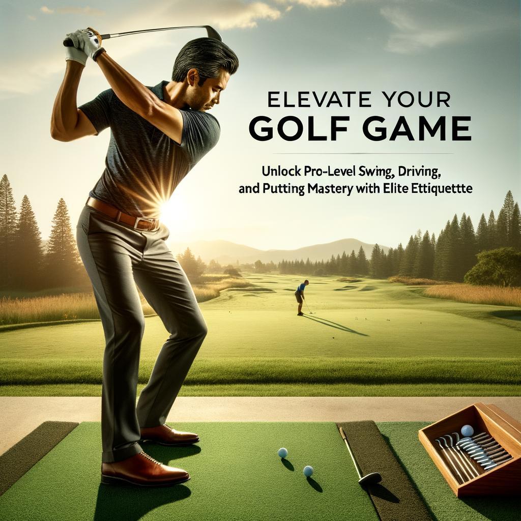 Elevate Your Golf Game: Unlock Pro-Level Swing, Driving Precision, and Putting Mastery with Elite Etiquette Elevate Your Golf Game: Unlock Pro-Level Swing, Driving Precision, and Putting Mastery wiht Elite Etiquette